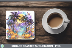 GorgeousBest Sellers 01 Cute Halloween Square Coaster design.