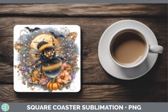 GorgeousBest Sellers 01 Cute Halloween Square Coaster design.