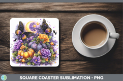 GorgeousBest Sellers 01 Cute Halloween Square Coaster design.