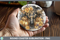 GorgeousBest Sellers 01 Cute Halloween Round Coaster design.