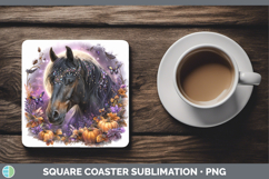 GorgeousBest Sellers 01 Cute Halloween Square Coaster design.