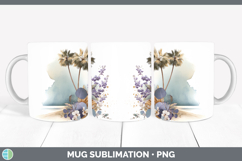 GorgeousBest Sellers 01 Lavender and Eucalyptus Mug Wrap design.