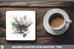 GorgeousBest Sellers 01 Lavender and Eucalyptus Square Coaster design.