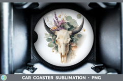 GorgeousBest Sellers 01 Lavender and Eucalyptus Car Coaster design.