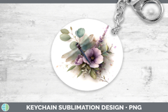 GorgeousBest Sellers 01 Lavender and Eucalyptus Keychain design.