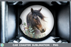 GorgeousBest Sellers 01 Lavender and Eucalyptus Car Coaster design.