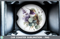 GorgeousBest Sellers 01 Lavender and Eucalyptus Car Coaster design.