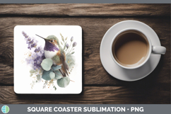 GorgeousBest Sellers 01 Lavender and Eucalyptus Square Coaster design.