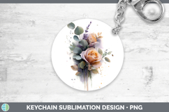 GorgeousBest Sellers 01 Lavender and Eucalyptus Keychain design.