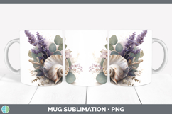 GorgeousBest Sellers 01 Lavender and Eucalyptus Mug Wrap design.