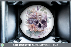 GorgeousBest Sellers 01 Lavender and Eucalyptus Car Coaster design.