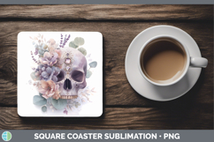 GorgeousBest Sellers 01 Lavender and Eucalyptus Square Coaster design.