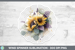 GorgeousBest Sellers 01 Lavender and Eucalyptus Wind Spinner design.