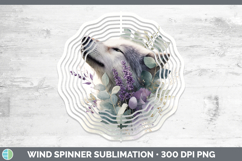 GorgeousBest Sellers 01 Lavender and Eucalyptus Wind Spinner design.