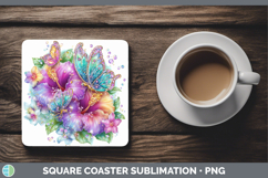 GorgeousBest Sellers 01 Rainbow Summer Square Coaster design.