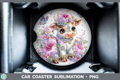 GorgeousBest Sellers 01 Rainbow Summer Car Coaster design.