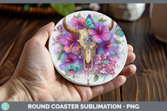 GorgeousBest Sellers 01 Rainbow Summer Round Coaster design.