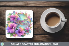 GorgeousBest Sellers 01 Rainbow Summer Square Coaster design.