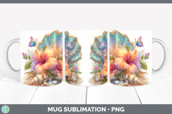 GorgeousBest Sellers 01 Rainbow Summer Mug Wrap design.