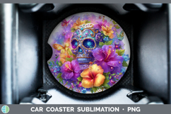 GorgeousBest Sellers 01 Rainbow Summer Car Coaster design.