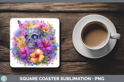 GorgeousBest Sellers 01 Rainbow Summer Square Coaster design.