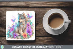 GorgeousBest Sellers 01 Rainbow Summer Square Coaster design.
