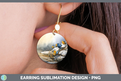 GorgeousBest Sellers 01 Sunset Round Earrings design.