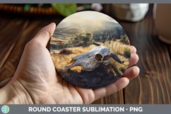 GorgeousBest Sellers 01 Sunset Round Coaster design.
