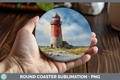 GorgeousBest Sellers 01 Sunset Round Coaster design.