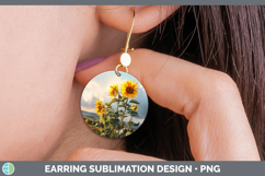 GorgeousBest Sellers 01 Sunset Round Earrings design.
