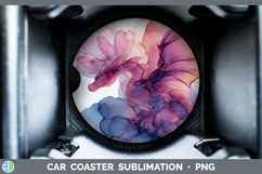 GorgeousBest Sellers 02 Alcohol Ink Car Coaster design.