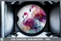 GorgeousBest Sellers 02 Alcohol Ink Car Coaster design.