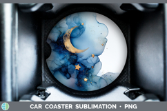 GorgeousBest Sellers 02 Alcohol Ink Car Coaster design.
