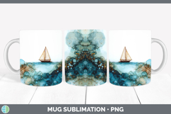 GorgeousBest Sellers 02 Alcohol Ink Mug Wrap design.