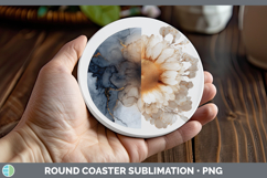 GorgeousBest Sellers 02 Alcohol Ink Round Coaster design.