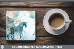 GorgeousBest Sellers 02 Alcohol Ink Square Coaster design.