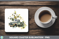GorgeousBest Sellers 02 Alcohol Ink Square Coaster design.