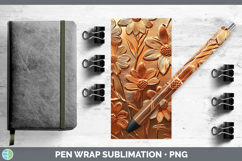 GorgeousBest Sellers 02 Copper Relief Pen Wrap design.