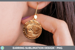 GorgeousBest Sellers 02 Copper Relief Round Earrings design.