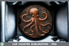 GorgeousBest Sellers 02 Copper Relief Car Coaster design.