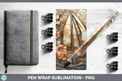 GorgeousBest Sellers 02 Copper Relief Pen Wrap design.