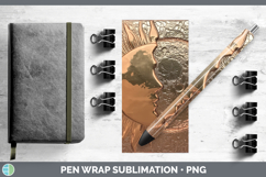 GorgeousBest Sellers 02 Copper Relief Pen Wrap design.