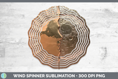 GorgeousBest Sellers 02 Copper Relief Wind Spinner design.