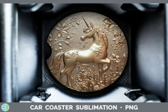 GorgeousBest Sellers 02 Copper Relief Car Coaster design.