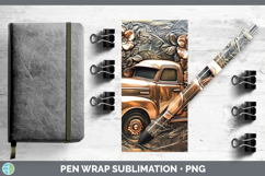 GorgeousBest Sellers 02 Copper Relief Pen Wrap design.