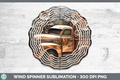 GorgeousBest Sellers 02 Copper Relief Wind Spinner design.