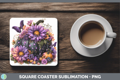 GorgeousBest Sellers 02 Cute Halloween Square Coaster design.