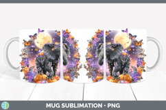 GorgeousBest Sellers 02 Cute Halloween Mug Wrap design.