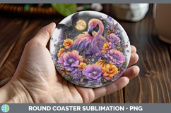 GorgeousBest Sellers 02 Cute Halloween Round Coaster design.