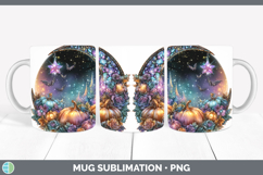 GorgeousBest Sellers 02 Cute Halloween Mug Wrap design.